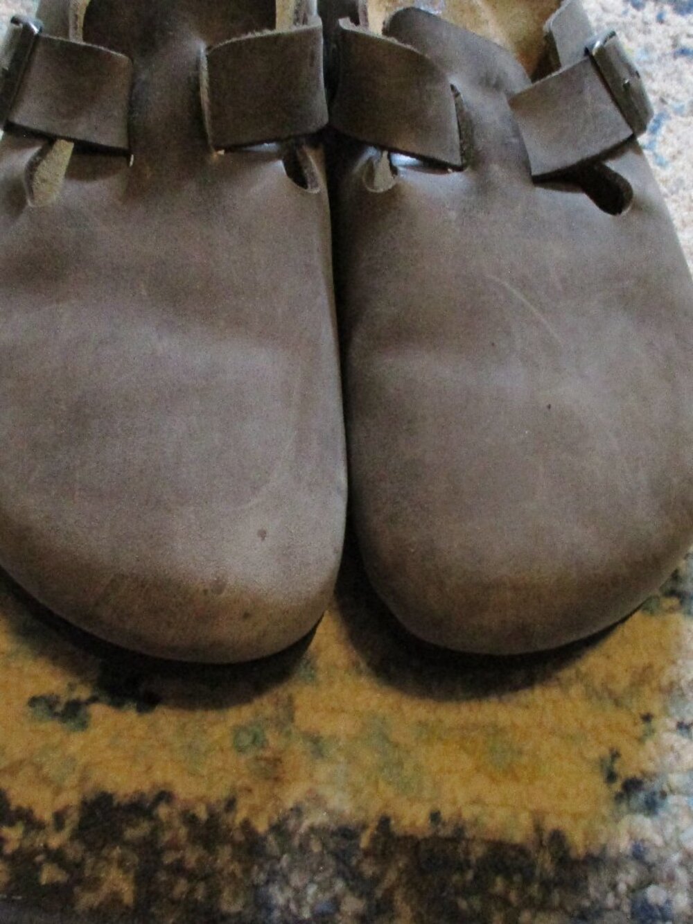 Birkenstock Boston Soft Footbed Clogs  41 L10 M8 Narrow Gray - Picture 4 of 6